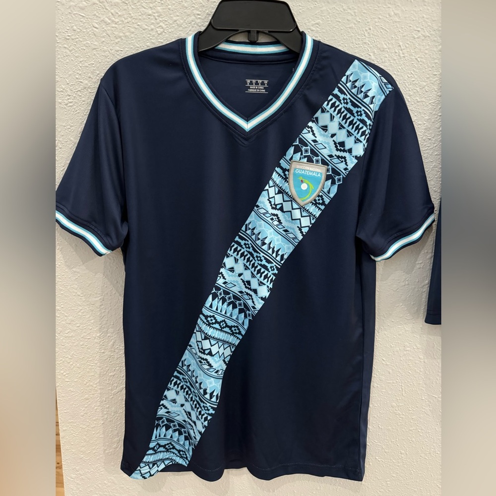 COPY - COPY - GUATEMALA NATIONAL SOCCER TEAM MEN AWAY BLUE JERSEY Size S